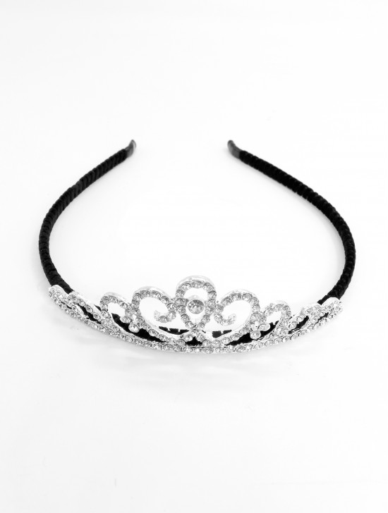 Rhinestone Tiara Hair Band 